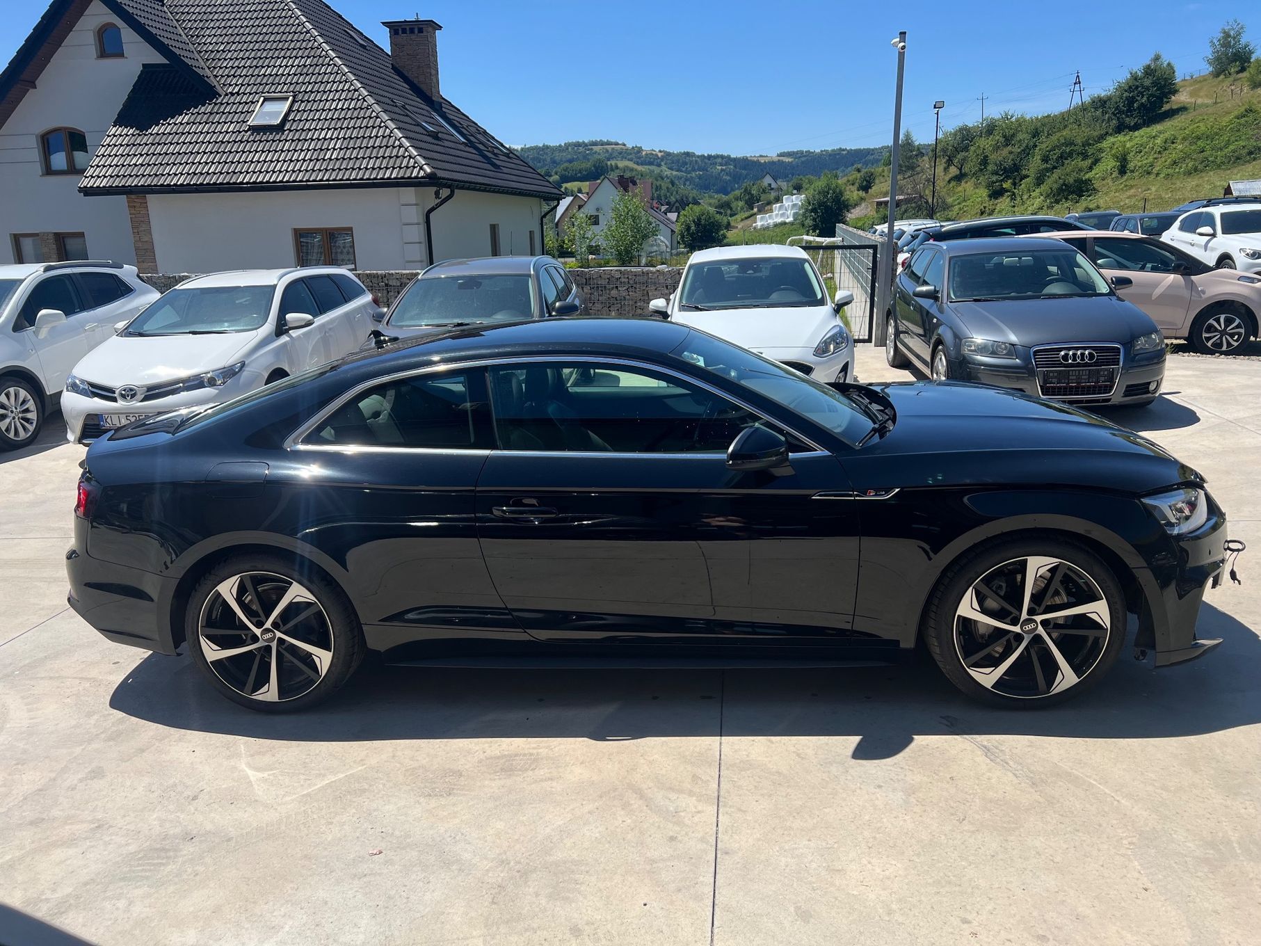 Audi A5 Quattro,S-line, skóra, masaże, navi, czujniki, virtual, bogata wersja!