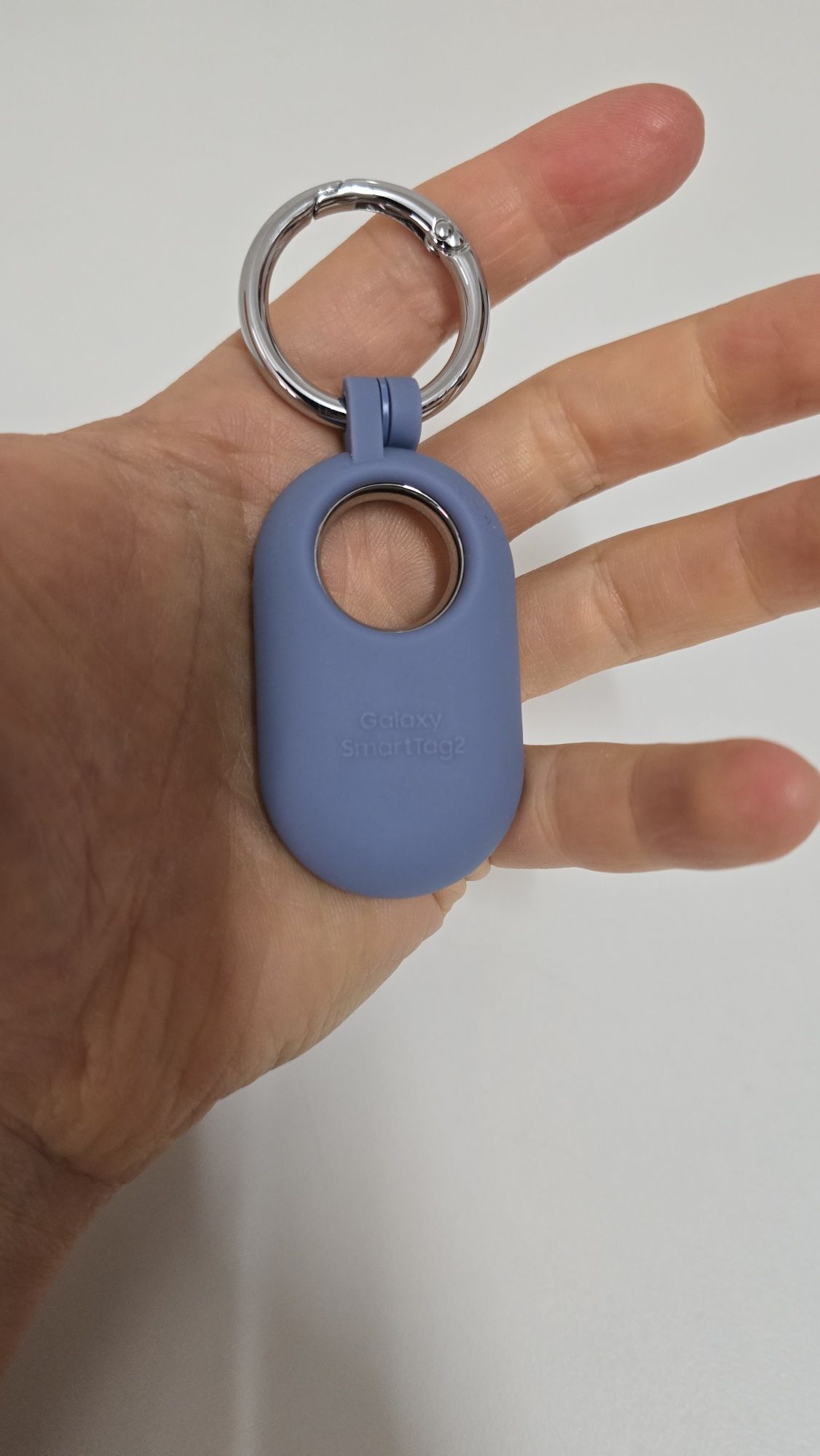 Samsung Smart tag 2 Preta + Capa Silicone Azul Original