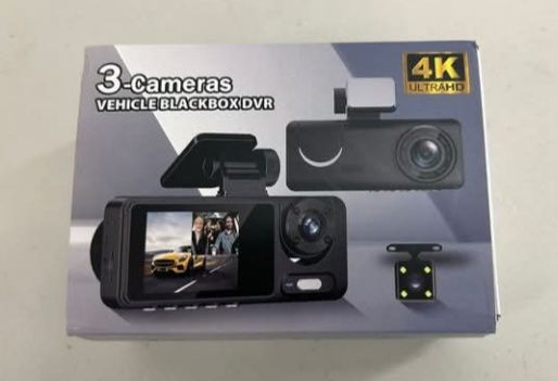 Відеореєстратор 4k на 3 камери