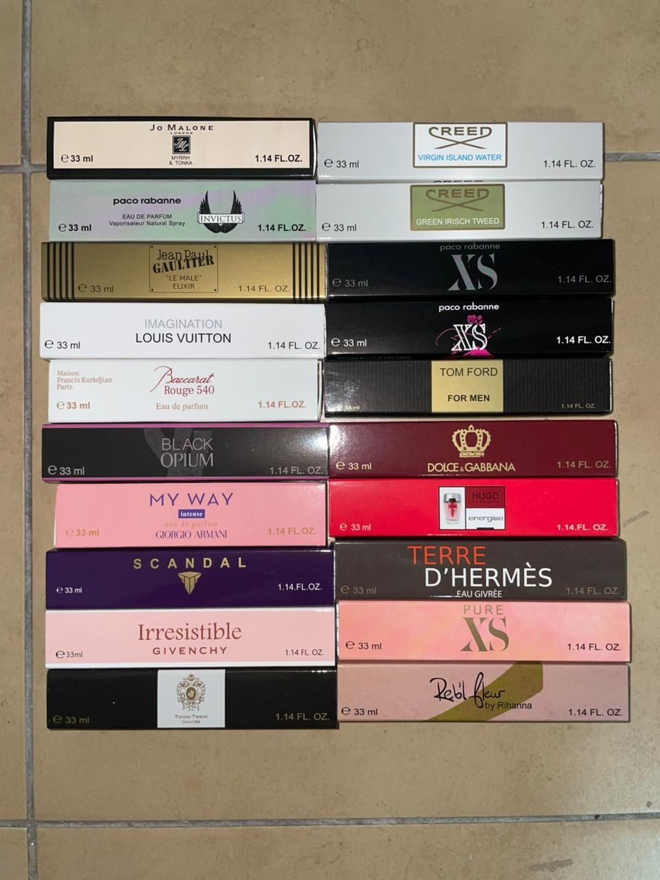 Perfumy 33 ml Duży Asortyment
