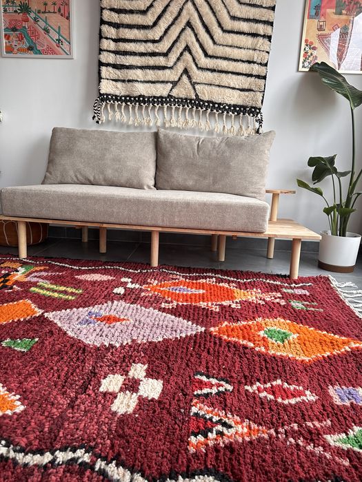 Nowy marokański dywan Boujaad, wełna 100%, handmade