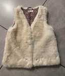 H&M kamizelka futrzana r. 146