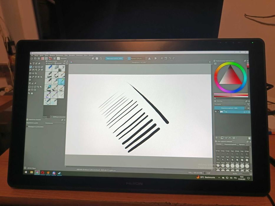 Tablet graficzny huion kamvas 22