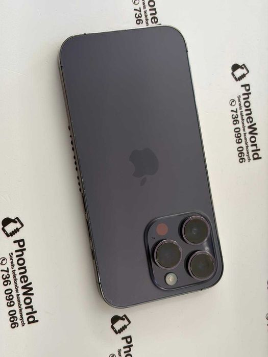 Zadbany iPhone 14 Pro 128gb 89% Fioletowy Gwarancja PhoneWorld