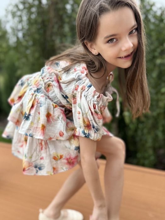 Nowy zestaw bluzka i spódniczka 92 zula handmade