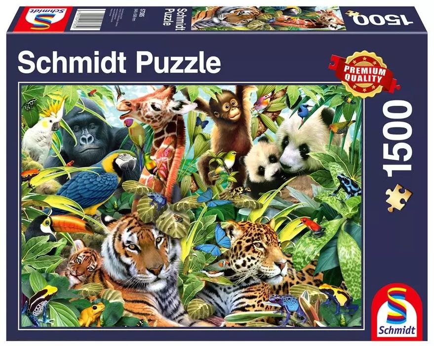 Puzzle 1500 Kolorowy świat zwierząt G3. G3