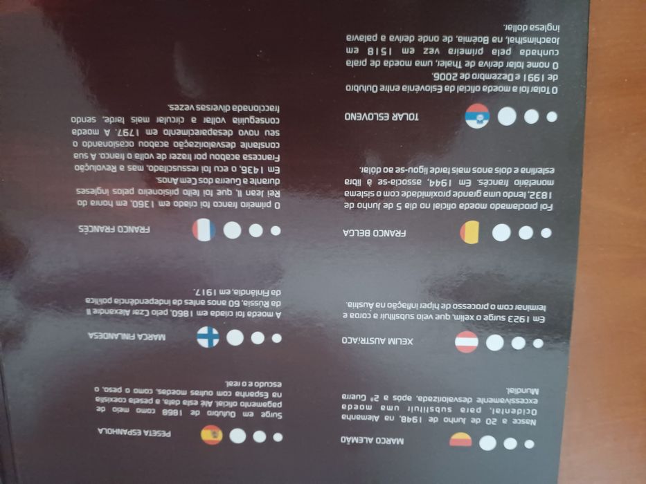 Coleção completa Moedas que Desapareceram com o Euro