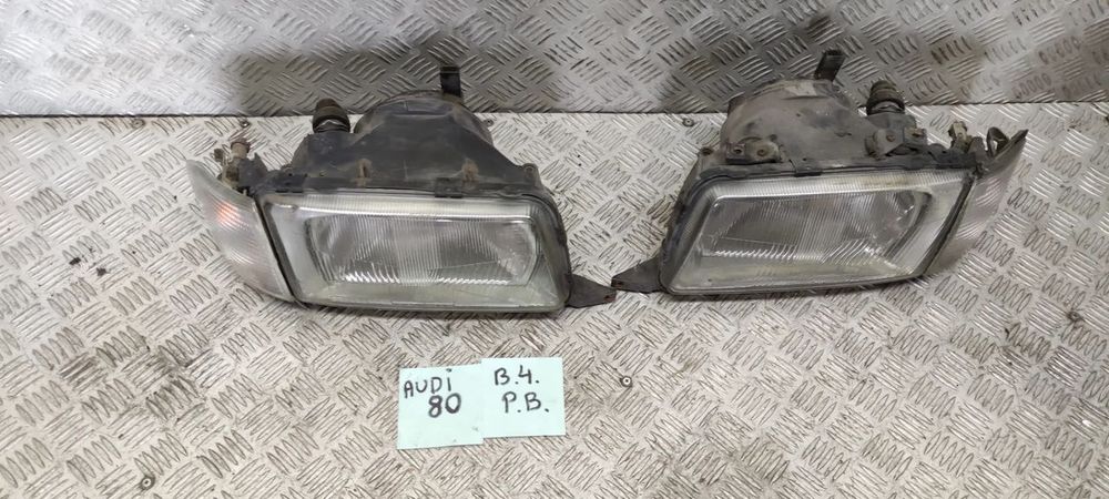 lampa reflektor przód prawy prawa lewej brak audi b4 80
