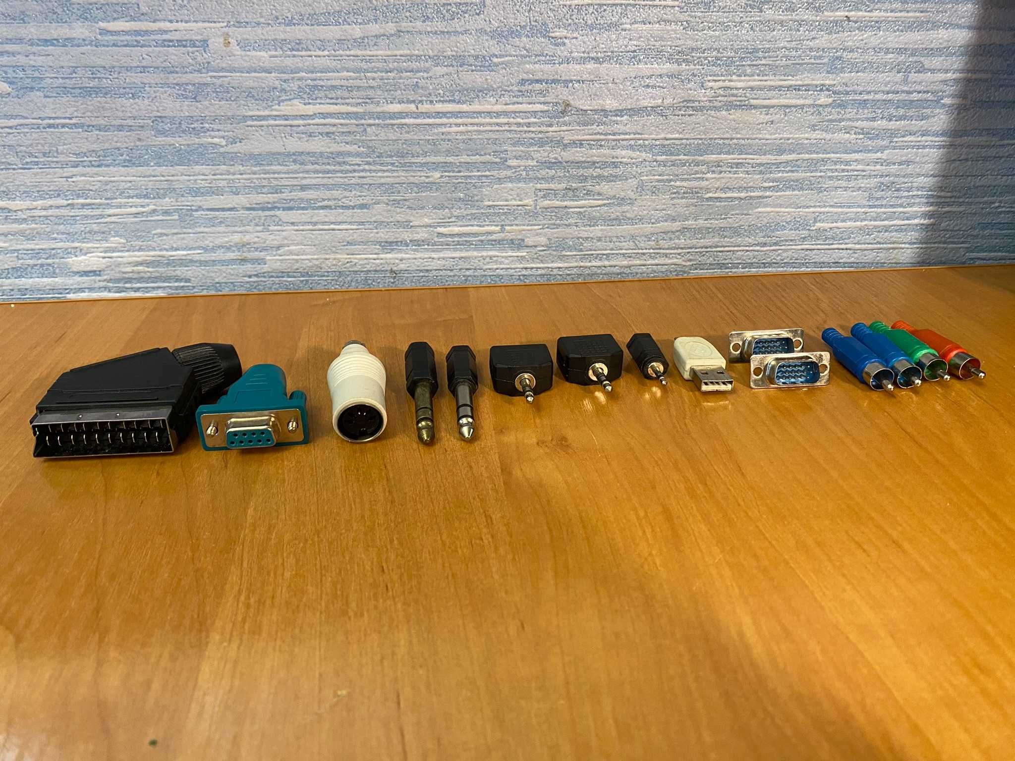 Переходники с USB, MiniUSB, TRS (2,5 3,5 6,35), RCA