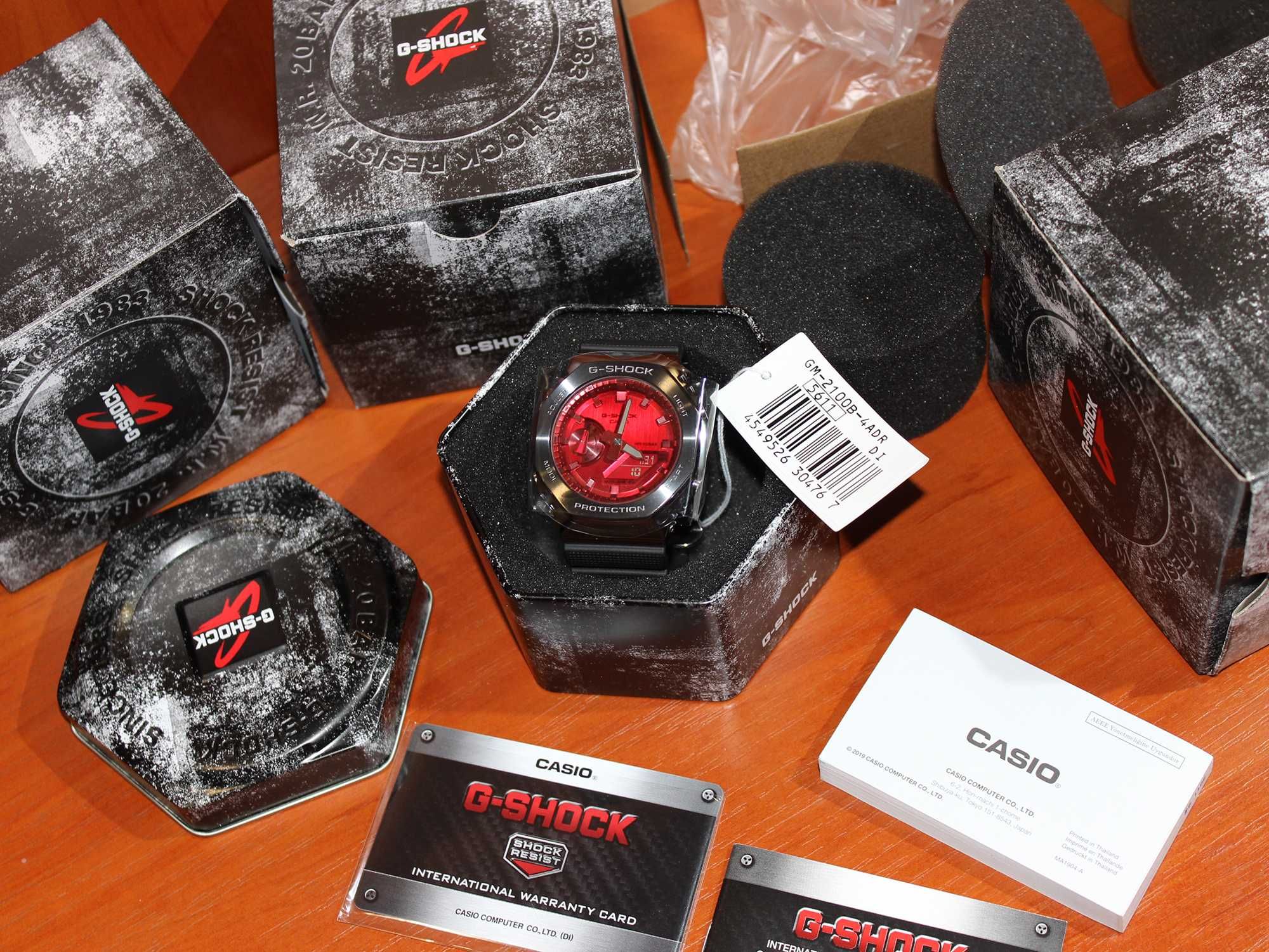 Casio G-Shock GM-2100B-4ADR 4A годинник оригінал металевий новий