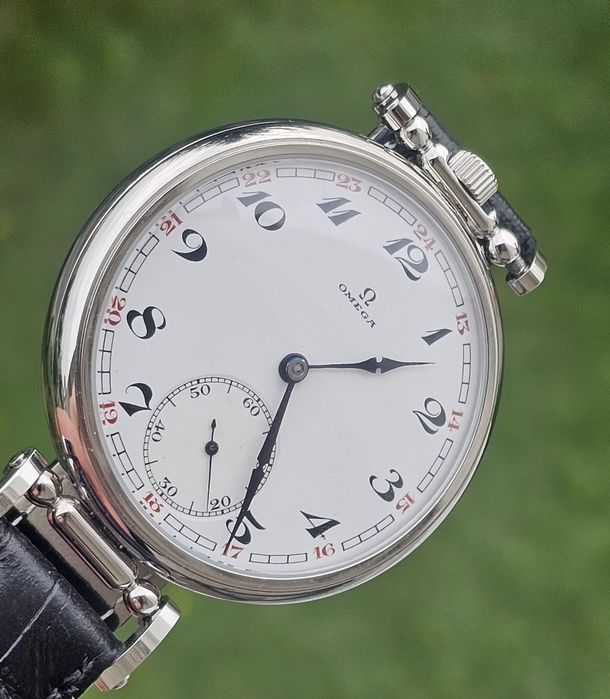 Zegarek Omega Pasówka w porcelanie