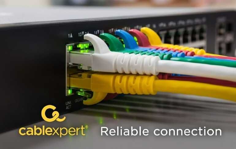 Patchcord kabel sieciowy do 2 metrów | UTP FTP 5e Cat6 | MIX KOLORÓW