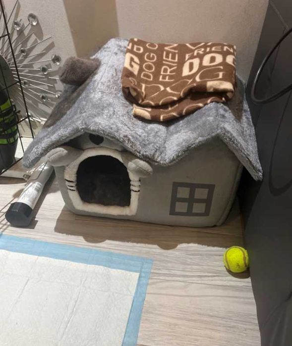 DOMEK BUDKA LEGOWISKO DLA PSA KOTA posłanie kojec XL dla zwierząt