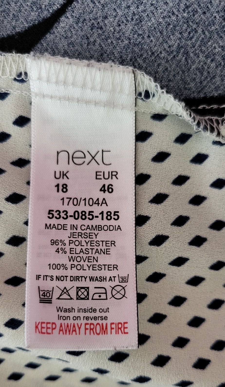 Elegancka bluzka, wzory, Next, 46
