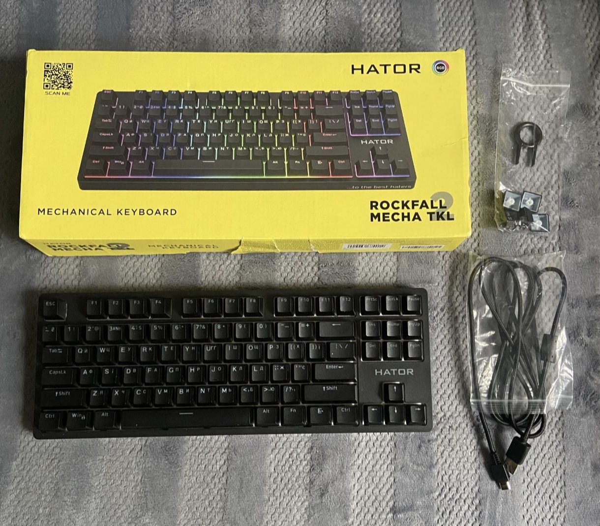 Клавіатура ігрова Нator Rockfall 2 Mecha TKL