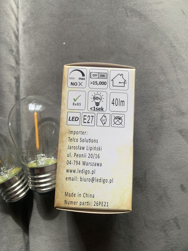 Żarowki led retro 3 szt