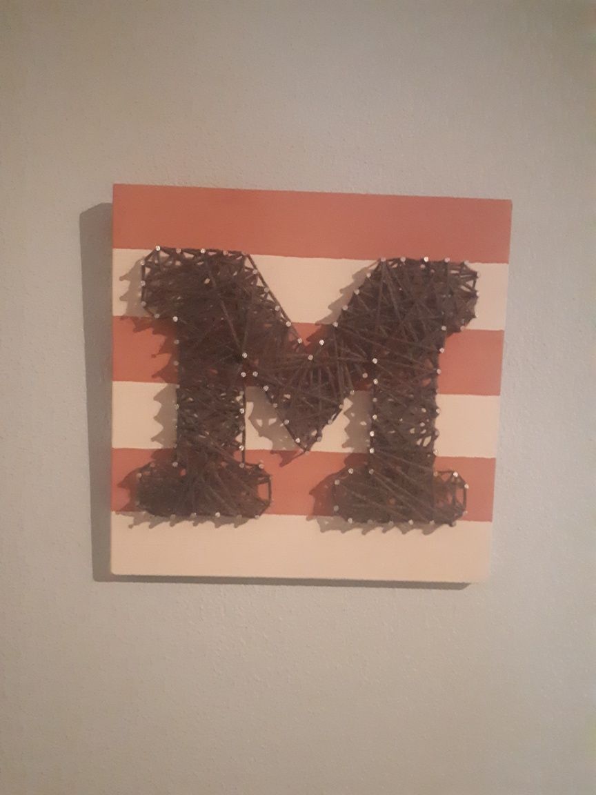 Quadro Bebé String Art Personalizável