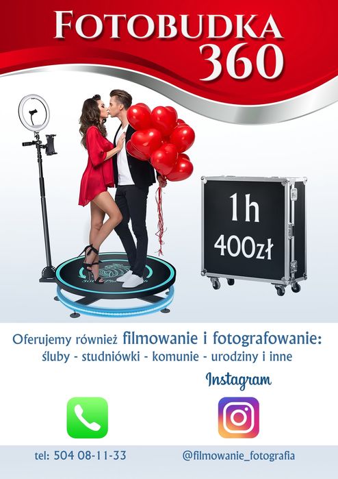 Fotobudka 360 wynajem