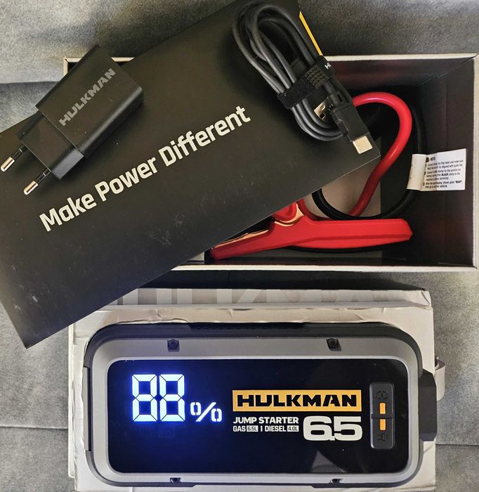 HULKMAN Alpha 65 Powerbank Rozruchowy Booster Starter 1200A 12000mAh