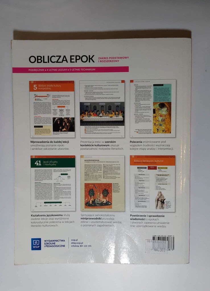 Podręcznik do języka polskiego OBLICZA EPOK 1.1