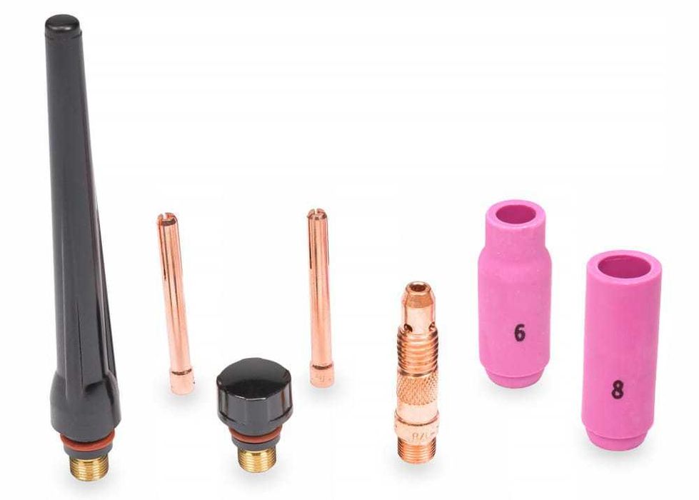 POWERMAT Uchwyt Spawalniczy Tig Lift Wp17v 35-50 4m Zaworek PM0651