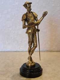 Бронзовая статуэтка - Дон Кихот - бронза, латунь.