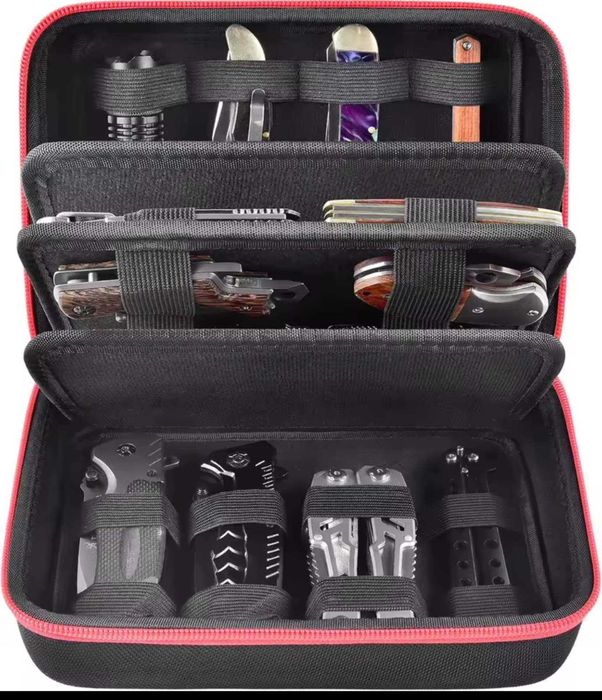 Сумка органайзер для складных ножей мультитулов EDC кейс