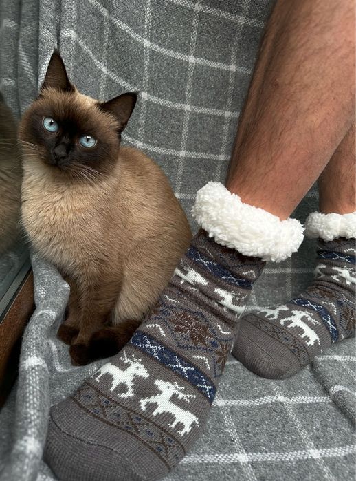 Шкарпетки чоловічі утеплені шерстяні на флісі теплі, зимние носки