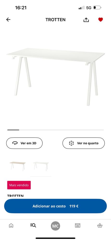 Mesas escritorio