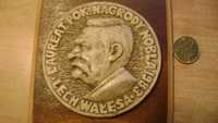 Starocie z PRL - Medal rzemieślniczy = Nobel Lecha Wałęsy z 1983r.