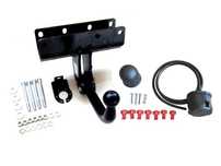 Nowy Kompletny Hak Holowniczy Auto-Hak Słupsk + Kula + Moduł + Wiązka Uniwersalna + Gniazdo elektr. Bez cięcia zderzaka do Jeep Wrangler Jk od 2006