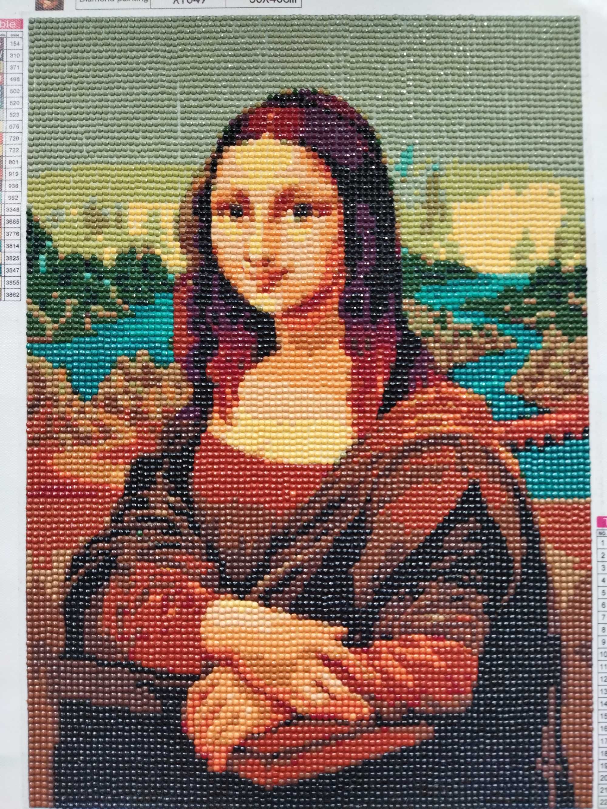 Obrazek haft diamentowy (gotowy) Mona Lisa