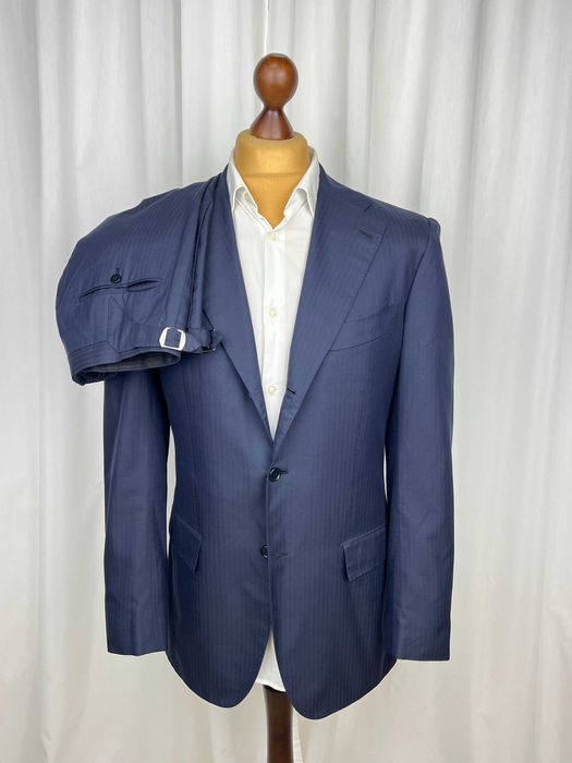 KITON Napoli Silk\Cotton Suit класичний костюм Кітон Шовк + Бавовна