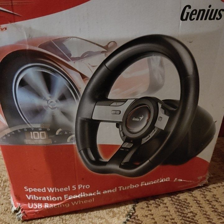 геймерське кермо Genius SPEED WHEEL 5 Pro