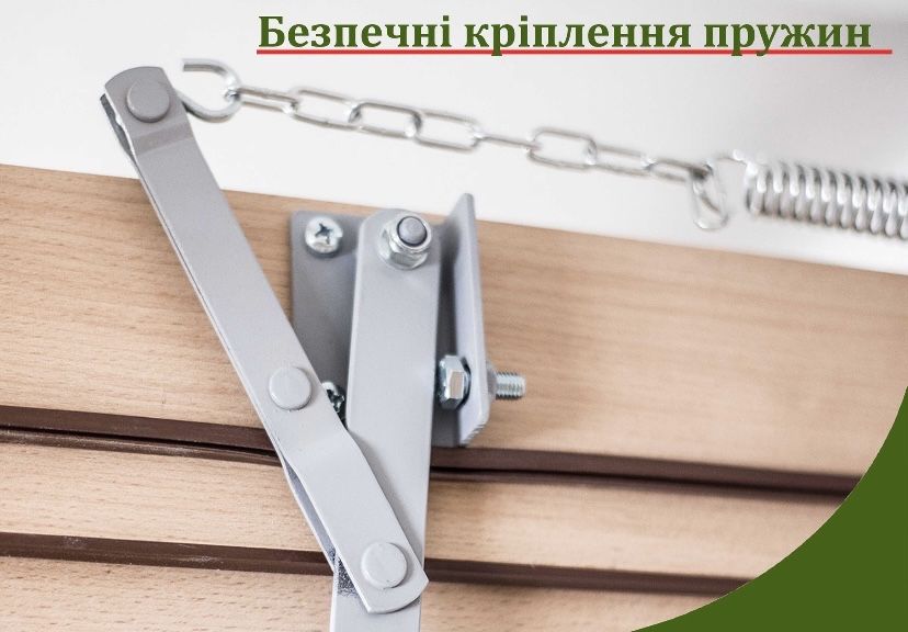 Драбина на горище, Сходи, Вилаз