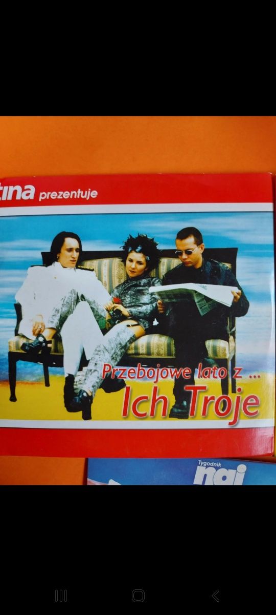 3 sztuki płyty CD ICH TROJE 2001r/2002r/2003r