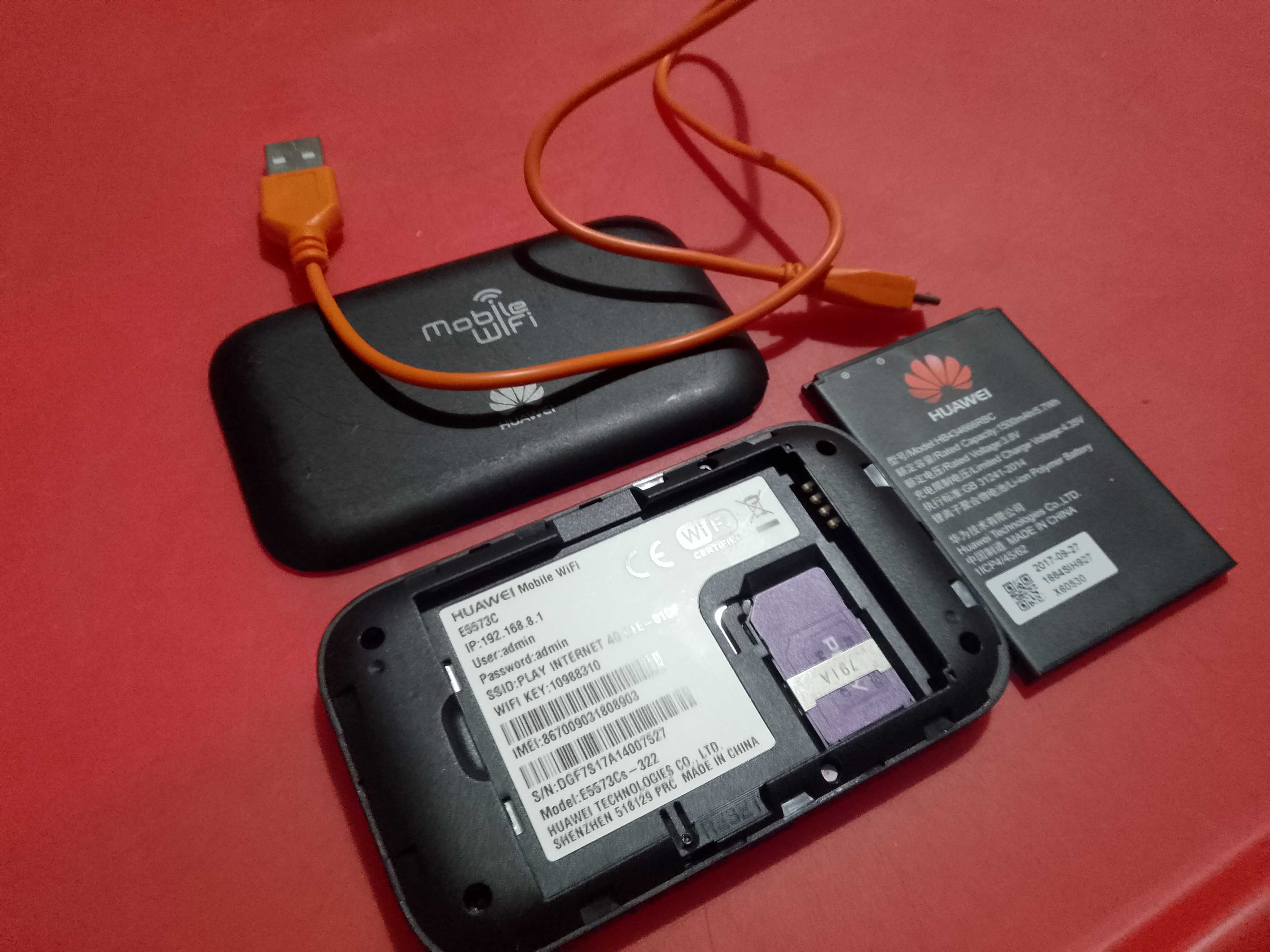 Huawei przenośny router 4G LTE na kartę Play Plus T-mobile Orange NJU