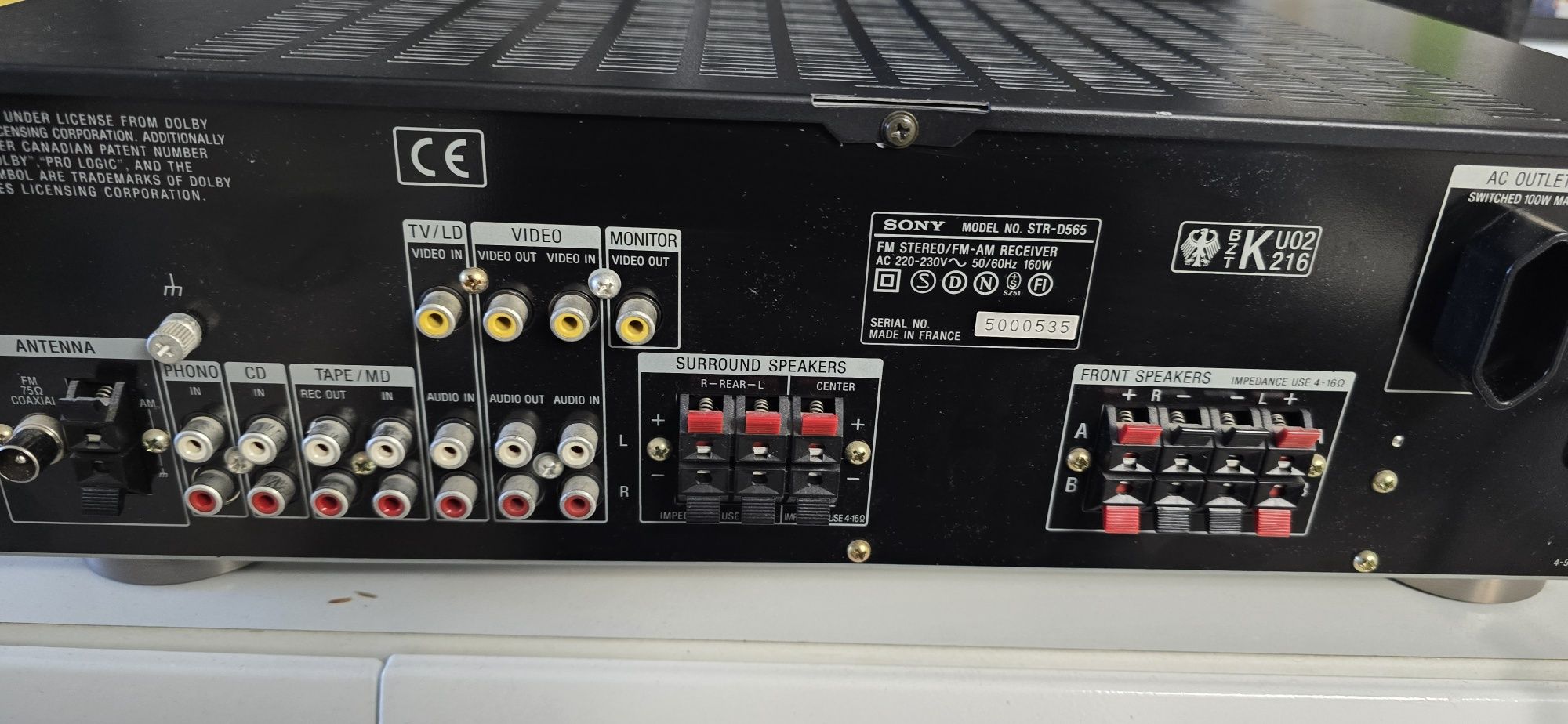 Amplituner do kina domowego 5.1 SONY STR-D565