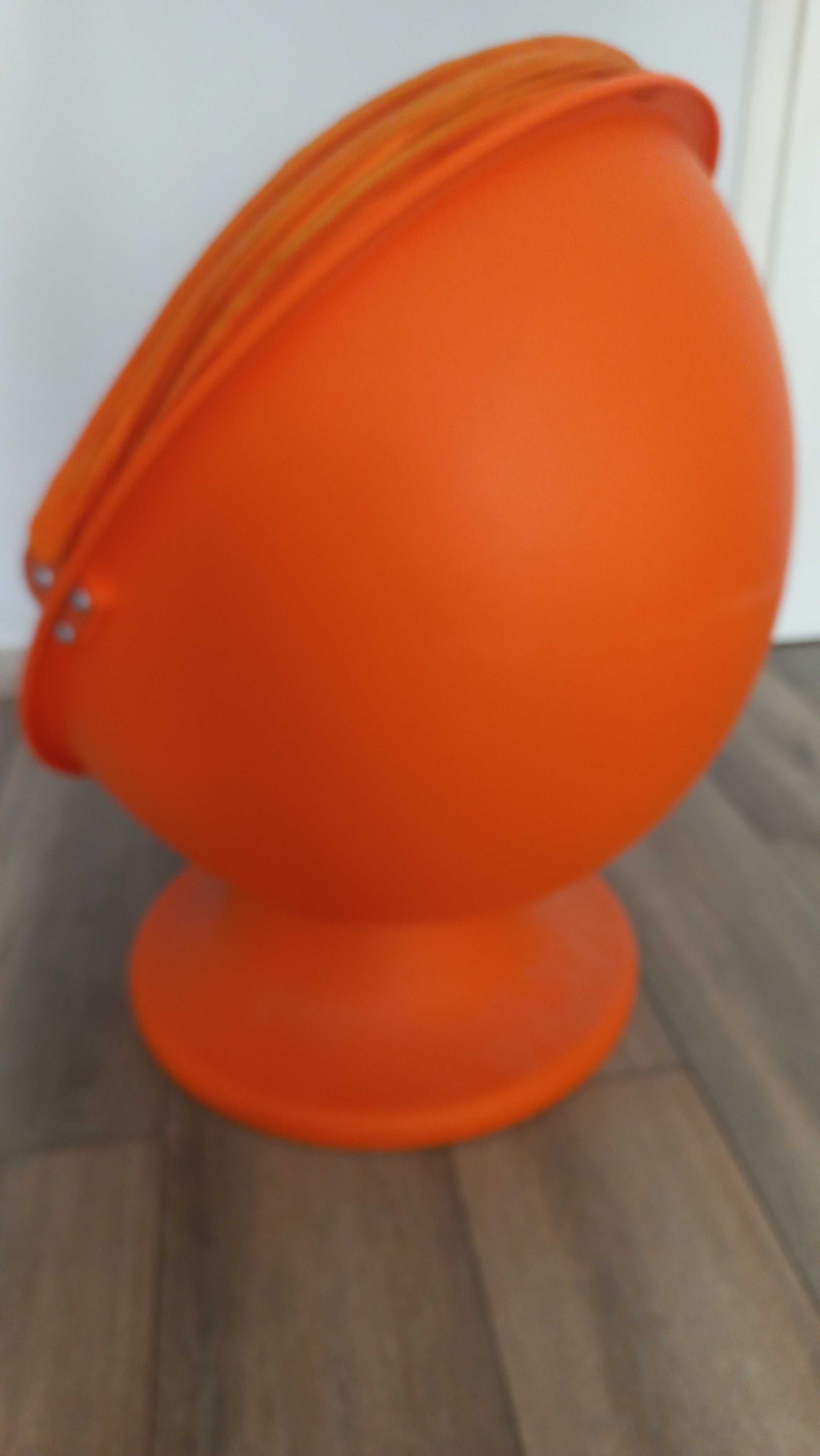 Fotel dla dzieci IKEA PS LÖMSK pomarańczowy
