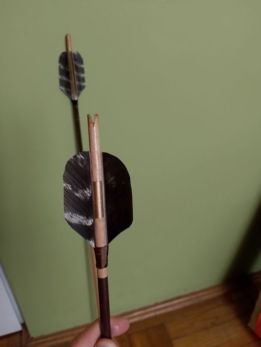 Drewniane Strzały do łuku ręcznie robione malowane
