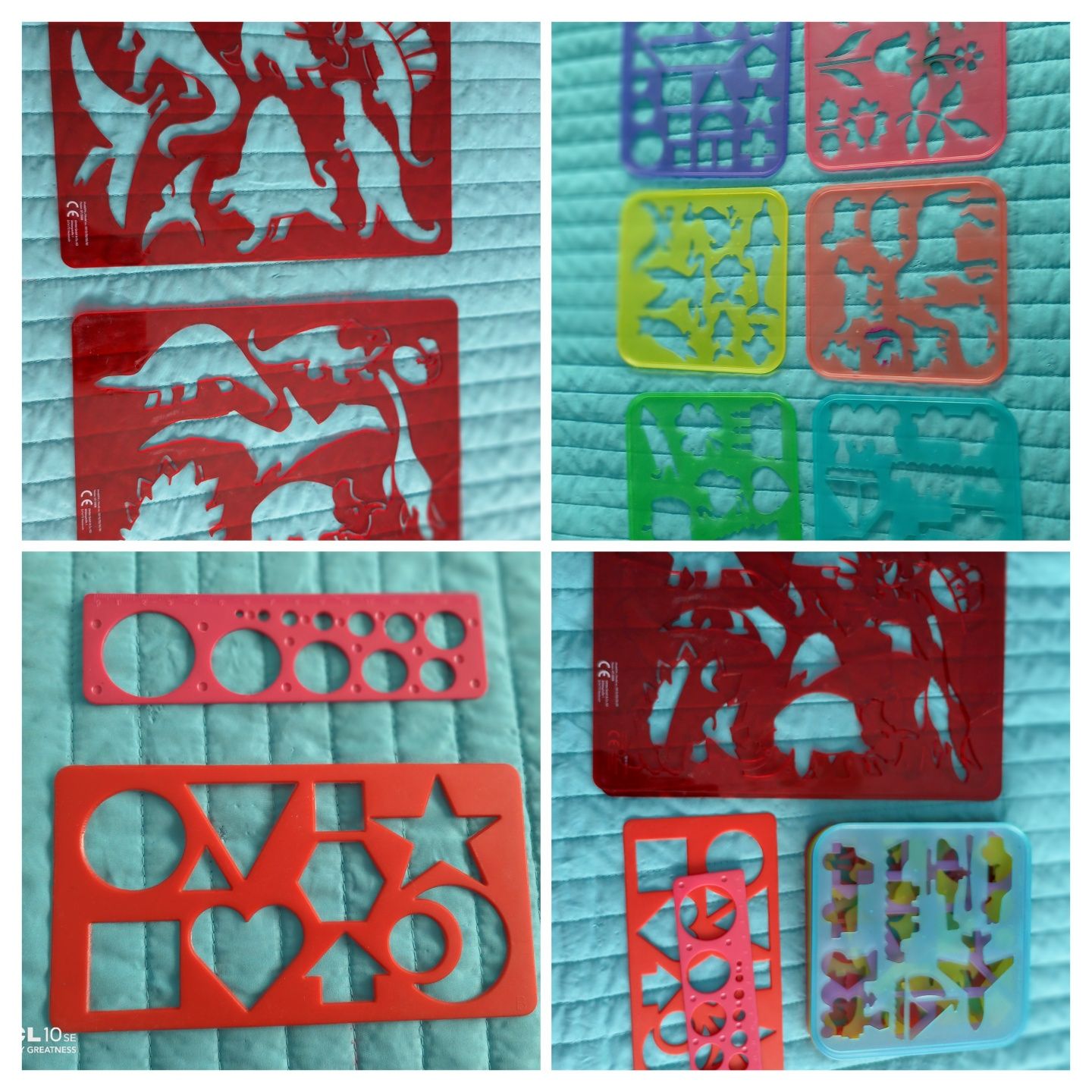 Pasta com letras/moldes/quadro com lousa