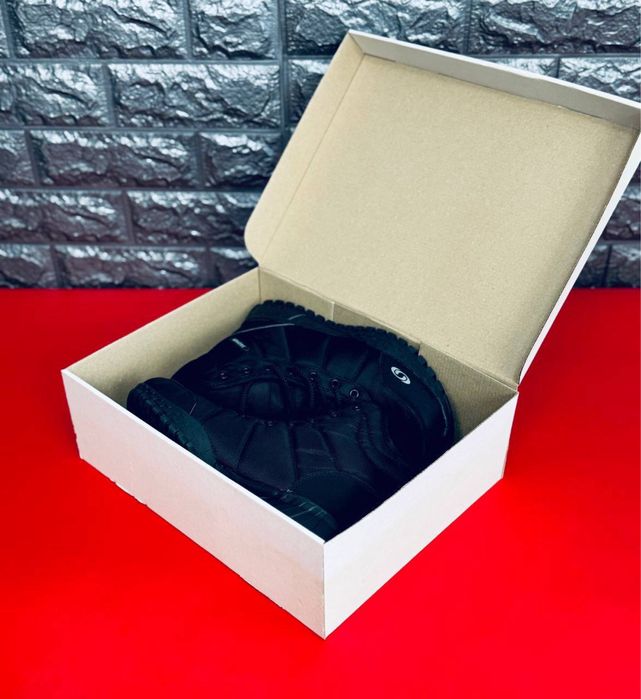 Зимние качественные термо ботинки Salomon/ чоловічі черевики саломон