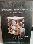 Babambusowy stojak na 12 przypraw