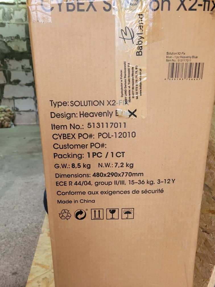 Fotelik Cybex solution X2 fix