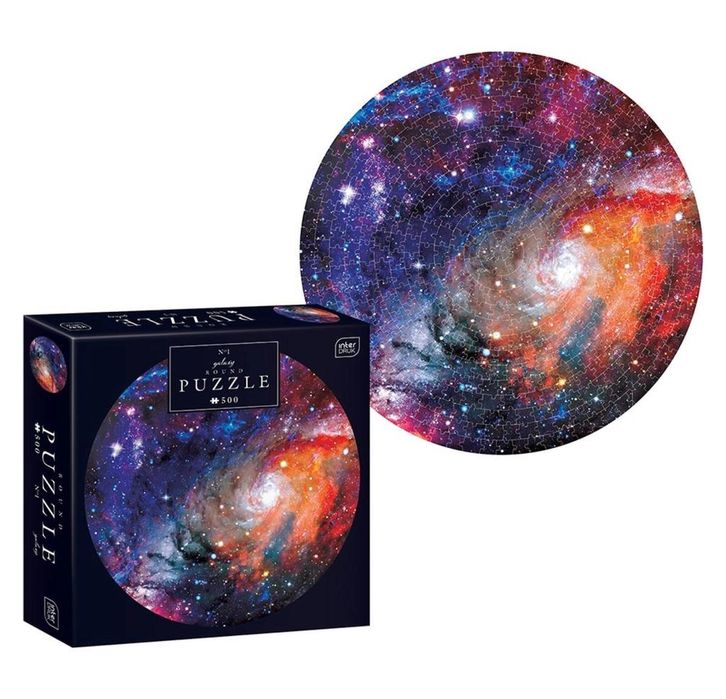 Puzzle 500 Round Galaxy 1 pudełko,262x262 mm