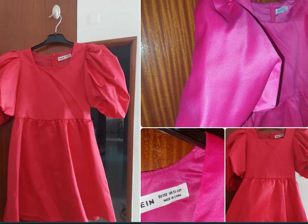 Vestido menina ROSA