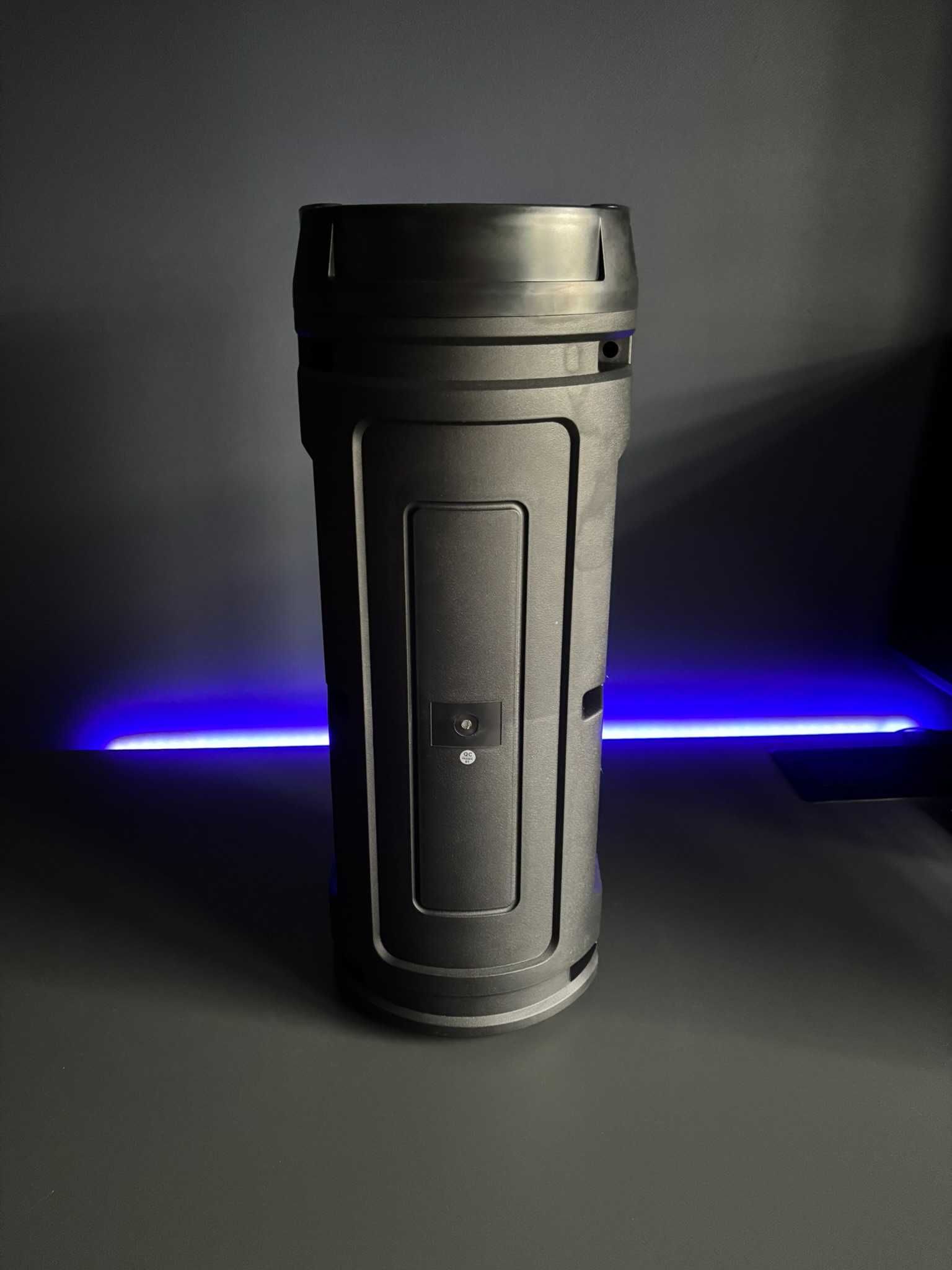 Głośnik Bluetooth SPEAKER ZQS6201 Kolumna Led z mikrofonem i pilotem