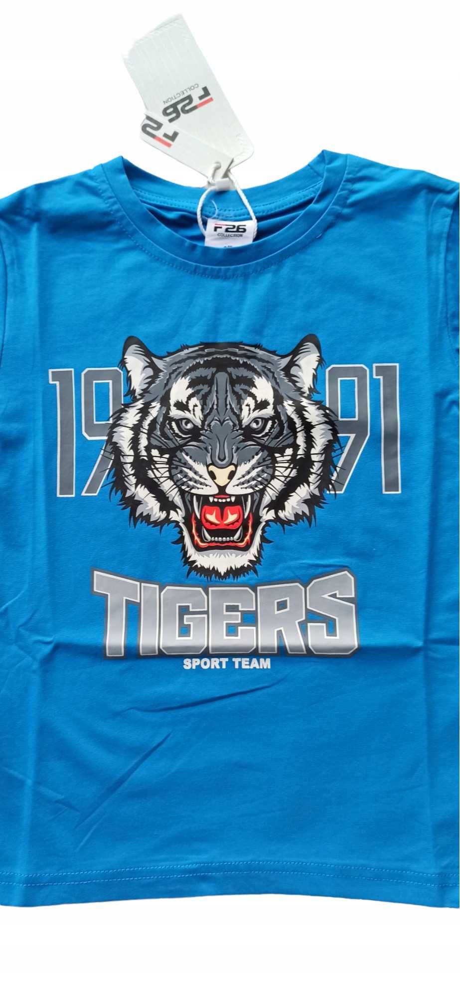 Niebieska bluzka dla chłopca t-shirt  nowy 134-140