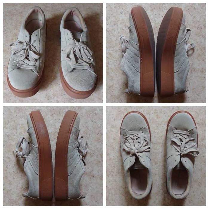 Броги туфли ZARA. Кроссовки кеды Michelle K By Skechers.