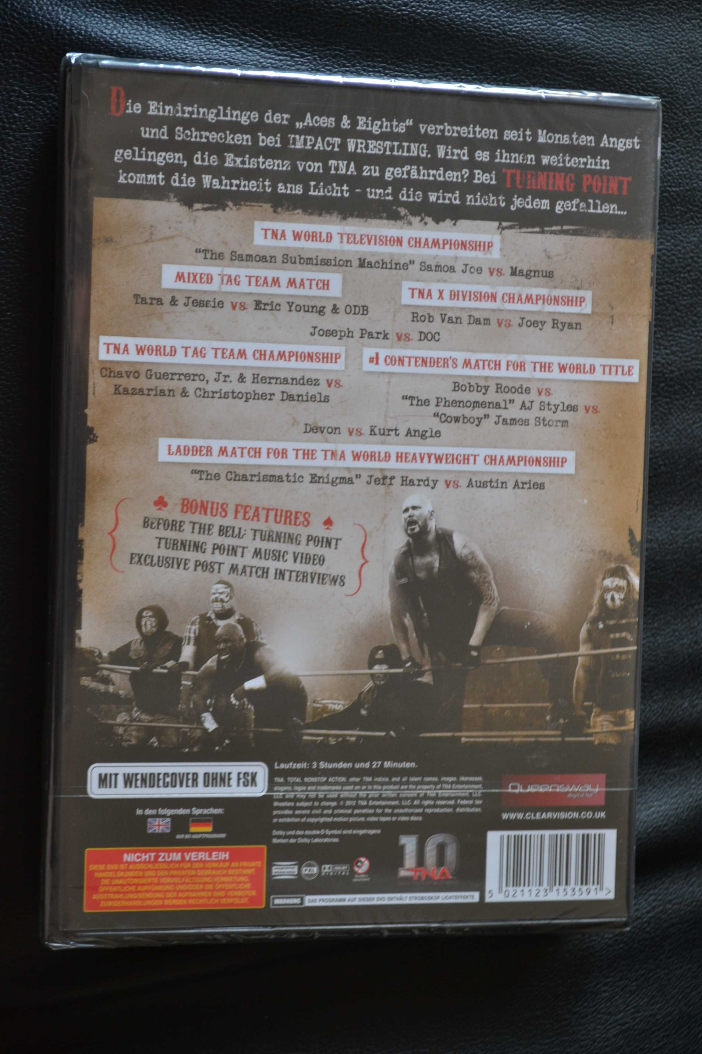 TNA Turing Point 2012  DVD Nowy w folii